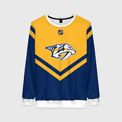 Свитшот женский NHL: Nashville Predators, цвет: 3D-белый