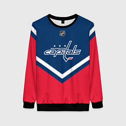 Свитшот женский NHL: Washington Capitals, цвет: 3D-черный