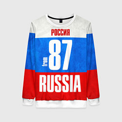 Женский свитшот Russia: from 87