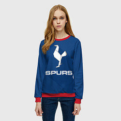 Свитшот женский Tottenham Spurs, цвет: 3D-красный — фото 2