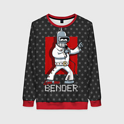 Свитшот женский Bender Presley, цвет: 3D-красный