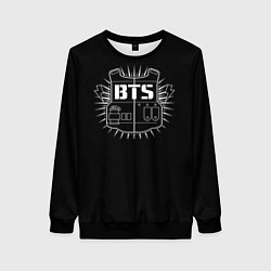 Свитшот женский BTS: Jungkook, цвет: 3D-черный