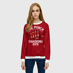 Свитшот женский One Punch Gym, цвет: 3D-белый — фото 2