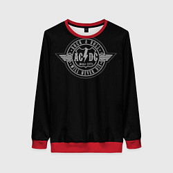 Свитшот женский AC/DC: Will never die, цвет: 3D-красный