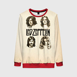 Свитшот женский Led Zeppelin Guys, цвет: 3D-красный