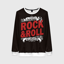 Женский свитшот Rock & Roll