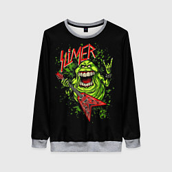 Свитшот женский Slayer Slimer, цвет: 3D-меланж