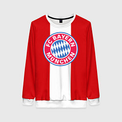 Свитшот женский Bayern FC: Red line, цвет: 3D-белый