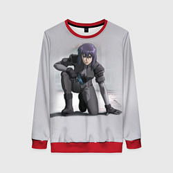 Свитшот женский Ghost In The Shell 5, цвет: 3D-красный