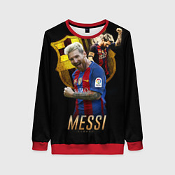 Свитшот женский Messi Star, цвет: 3D-красный