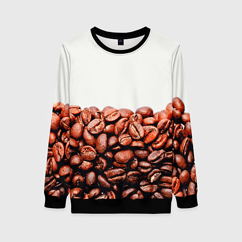 Женский свитшот Coffee / 3D-Черный – фото 1