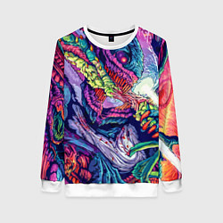 Свитшот женский Hyper Beast Style, цвет: 3D-белый