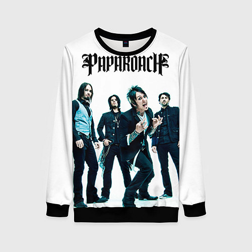 Женский свитшот Paparoach Band / 3D-Черный – фото 1