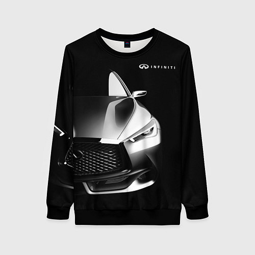 Женский свитшот Infiniti Sport / 3D-Черный – фото 1
