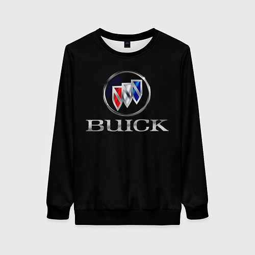 Женский свитшот Buick / 3D-Черный – фото 1