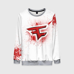 Женский свитшот FaZe Clan: White collection