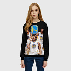 Свитшот женский Golden State Warriors 5, цвет: 3D-черный — фото 2