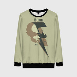 Свитшот женский The Killers: 2012, цвет: 3D-черный