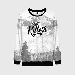 Свитшот женский The Killers: Alpen, цвет: 3D-черный