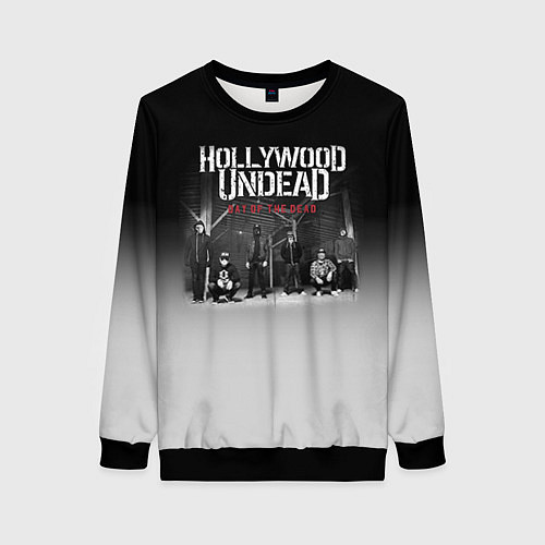 Женский свитшот Hollywood Undead: Day of the dead / 3D-Черный – фото 1