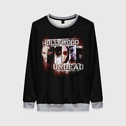 Свитшот женский Hollywood Undead: Guys, цвет: 3D-меланж