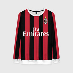Свитшот женский Milan FC: Form 2018, цвет: 3D-белый