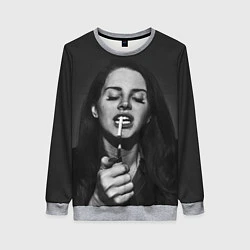 Свитшот женский Lana Del Rey, цвет: 3D-меланж