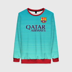 Женский свитшот Barcelona FC: Aqua