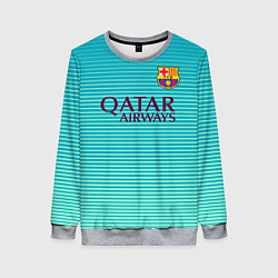 Женский свитшот Barcelona FC: Aqua