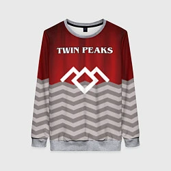 Свитшот женский Twin Peaks, цвет: 3D-меланж