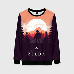 Свитшот женский The Legend of Zelda, цвет: 3D-черный