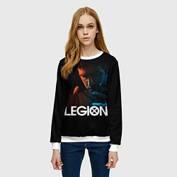 Свитшот женский Legion, цвет: 3D-белый — фото 2