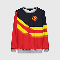 Свитшот женский Man United FC: Red style, цвет: 3D-меланж