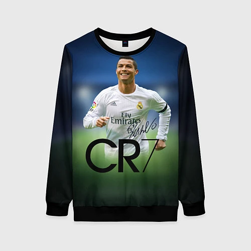 Женский свитшот CR7 / 3D-Черный – фото 1