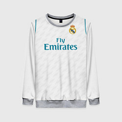Свитшот женский Real Madrid FC: Isco Home 17/18, цвет: 3D-меланж