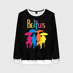 Свитшот женский The Beatles: Colour Rain, цвет: 3D-белый