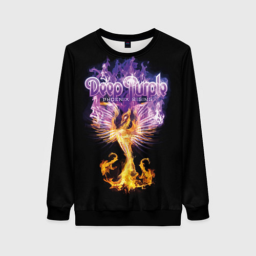 Женский свитшот Deep Purple: Phoenix Rising / 3D-Черный – фото 1