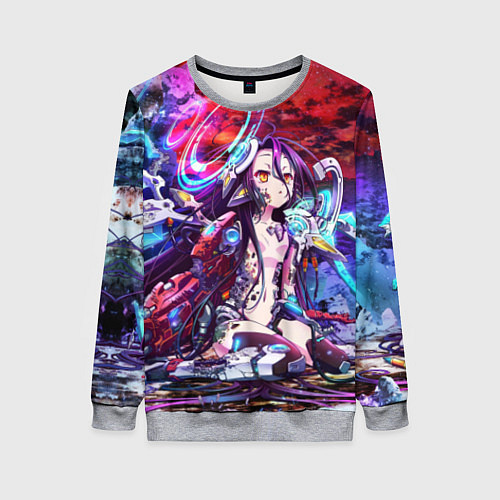 Женский свитшот No Game No Life Zero / 3D-Меланж – фото 1