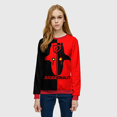 Женский свитшот Juggernaut Blood / 3D-Красный – фото 3