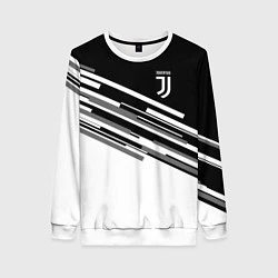 Свитшот женский FC Juventus: B&W Line, цвет: 3D-белый