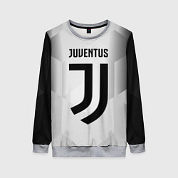 Свитшот женский FC Juventus: Silver Original, цвет: 3D-меланж