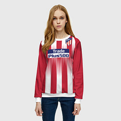 Свитшот женский FC Atletico Madrid: Griezmann Home 18/19, цвет: 3D-белый — фото 2