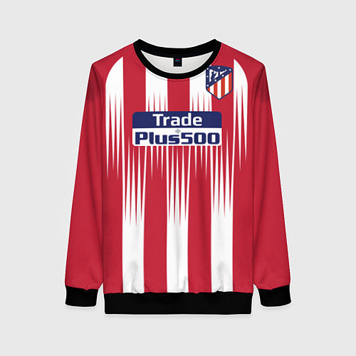 Женский свитшот FC Atletico Madrid: Griezmann Home 18/19 / 3D-Черный – фото 1