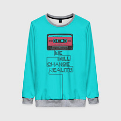 Свитшот женский We Will Change Reality, цвет: 3D-меланж