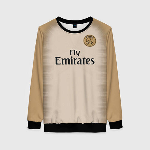 Женский свитшот FC PSG: Neymar Away 1819 / 3D-Черный – фото 1