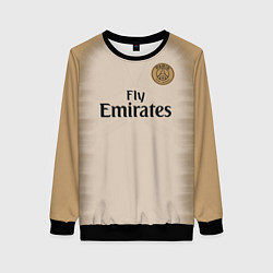 Свитшот женский FC PSG: Neymar Away 1819, цвет: 3D-черный