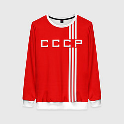 Свитшот женский Cборная СССР, цвет: 3D-белый