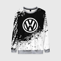 Свитшот женский Volkswagen: Black Spray, цвет: 3D-меланж