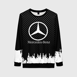 Свитшот женский Mercedes-Benz: Black Side, цвет: 3D-черный