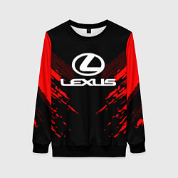 Женский свитшот Lexus: Red Anger